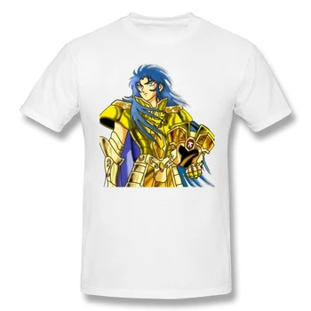 Saint Seiya Saga Kanon Golden Knight Dvyniai Spausdinti Medvilnės Juokinga T Shirts Riteriai Zodiako Vyrų Mados Streetwear