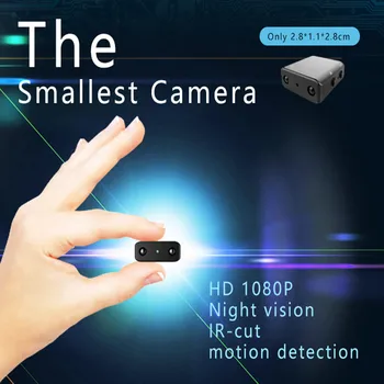 Mini Wifi Kamera Full HD 1080P Namų Apsaugos Kamera Naktinio Matymo Mikro Kamera Judesio Aptikimo Vaizdo Diktofonas