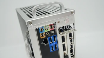 K39 visų aliuminio HTPC ITX mažas važiuoklės žaidimų kompiuterį atveju paramos Grafika kortelės RTX2070 i7 8700 PK39 pc gamer itx atveju