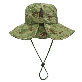 Kamufliažas Žvejo Kibiro Kepurę Shield Bonnie Skrybėlę Džiunglių Veiklą Vasaros Pastoracinės Veiklos Saulės Kepurės Vyrams