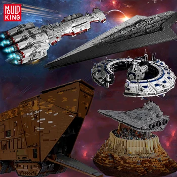 Pelėsių King Star žaislas War serijos eclipse karo laivas Star Destroyer ir kitų statybinių blokų modelis Kalėdų dovana
