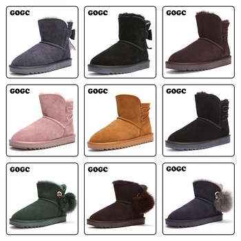 GOGC pasisekė paketo batai moterims sniego batai natūralios odos moterims, batai, Žieminiai Batai Moterims 2020 bateliai moterims moterų batai