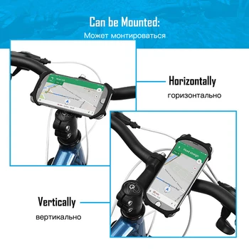 Dviračių Telefono Laikiklis, Mobilaus Telefono Stovas Motociklo Paramos Bike Mount Silikono Stovėti 