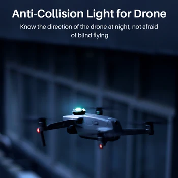 Ulanzi DR-02 Strobe Drone Šviesos Suderinama DJI Mavic ORO 2 Pro 2 Įkvėpti Pro ir tt 3 Spalvos Reguliuojamas Anti-Susidūrimo Šviesos