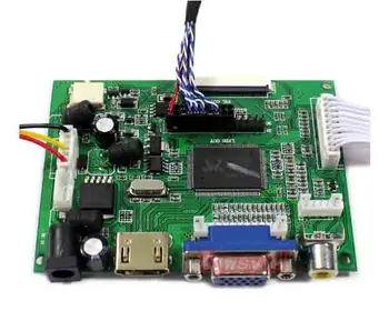 HDMI+VGA 2AV Kontrolės Valdyba Rinkinys B154EW02 LP141WX3 LTN141AT03 1280X800 LCD LED ekrano Vairuotojo Lenta