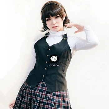 Anime Persona 5 Cosplay Kostiumas Karalienė Makoto Niijima Cosplay Kostiumų Mokyklos Vienodos Halloween Carnival Šalis Suknelė