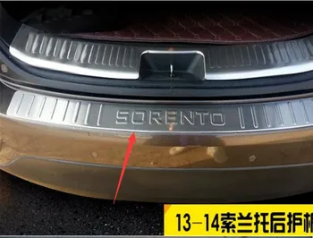 Aukštos kokybės nerūdijančio plieno galinis bamperis, siekiant apsaugoti palangės Automobilių stilius 2013-m. KIA Sorento 5dr Hečbekas