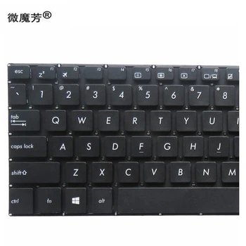 Anglų nešiojamojo kompiuterio klaviatūros ASUS TP500L TP500LA TP550L TP550LB TP550LU x551 MUMS Išdėstymo be rėmo juoda