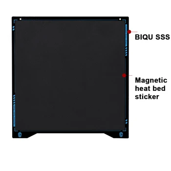 BIQU VPAS B1 Super Pavasario Plieno Lakštai+Flex Magnetinis Lipdukas Heatbed PEI 220x220 310x310 3D Spausdintuvo Dalys ender3 atnaujinti CR10