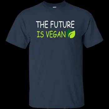 Ateitis Yra Veganai T-Shirt Mens Veganai Shirt S-3XL Grafinis Tees Vyrai