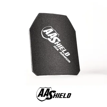 AA Shield Bullet Proof Ultra-lengvas Sunku Plokštė Kūno Šarvai Įdėklai bulletproof Balistinių Karinių Ginklų NIJ IIIA 10x12