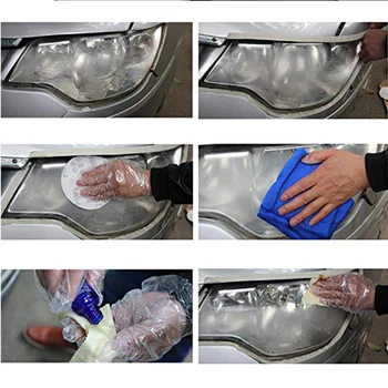 Apsaugos Super Hidrofobinės Skysčio Keramikos Striukė Auto Stiklo Dangos Anti-Scratch Poliravimo Priemonė Įvyniojimas, Automobilių Žibintai Oksidacijos