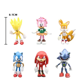 Sonic Lėlė Anime Pav Žaislai 4st Kartos Bumas Retas Dr Eggman Šešėlis Sonic PVC Žaislas Vaikams, Vaikų Gimtadienio, Kalėdų Dovana