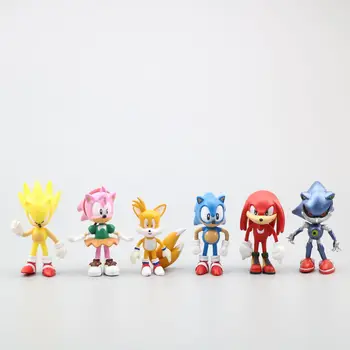 Sonic Lėlė Anime Pav Žaislai 4st Kartos Bumas Retas Dr Eggman Šešėlis Sonic PVC Žaislas Vaikams, Vaikų Gimtadienio, Kalėdų Dovana