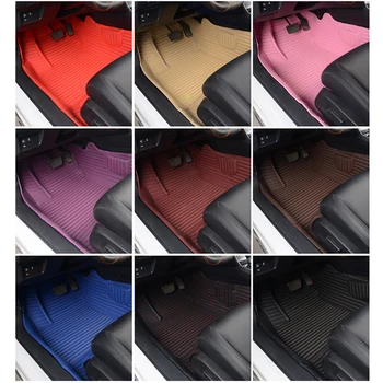 KADULEE Užsakymą odos automobilio grindų kilimėliai Geely visų modelių Emgrand EB7 GS GL GT EC8 GC9 X7 FE1 GX7 SC6 SX7 GX2 kojų kilimėliai