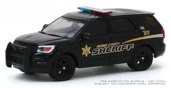 Gree Lengvųjų automobilių 1/64 2017 Ford Police INTERCEPTOR NAUDINGUMAS automobilių šilumos tracker surinkimo versijos automobilio modelio žaislą dovanų