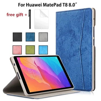 Atveju, Huawei MatePad T8 8.0 Colių Padengti Kobe2-L03 KOB2-L09 Funda Coque Tablet Minkšto Silikono Stovėti Shell 