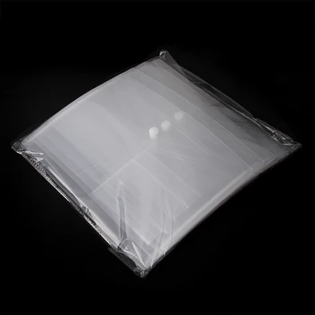 12pcs/set A5 skaidraus plastiko aplankas failas maišelį su kišenėje dokumentą, palaikykite kanceliarinių prekių kataloge saugojimas biuro mokykla tiekimo naujas
