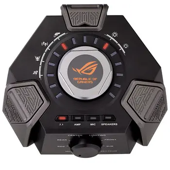 ASUS ROG Centurion tiesa 7.1 žaidimų ausinės su 10 atskiras vairuotojai, skaitmeninis mikrofonas, Hi-Fi klasės ausinių stiprintuvas