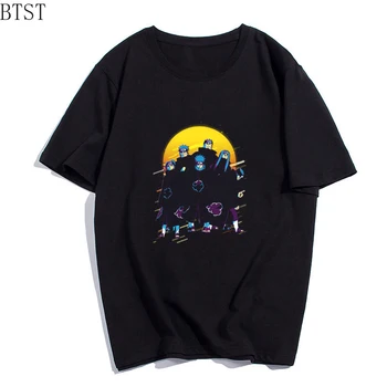 Harajuku Marškinėliai Vyrams Marškinėlius Naruto rock lee Vasaros Unisex trumpomis Rankovėmis T-shirt Japonų Anime Spausdinti Streetwear T-shirt