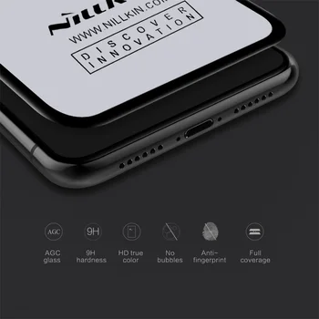 3D CP+Max Stiklo iPhone XS Max Nillkin Screen Protector Kreivė Visišką 9H Lanko Premium Grūdintas Stiklas 