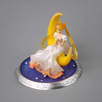 13CM Anime Pav Sailor Moon Modelį PVC Statula Torto Puošyba, Automobilių Apdailos Kolekcijos Lėlės, Žaislai