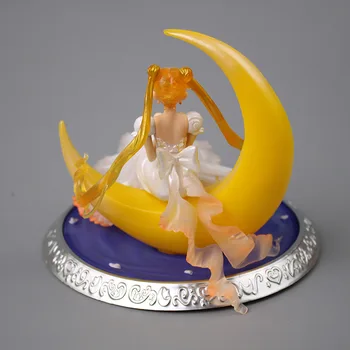 13CM Anime Pav Sailor Moon Modelį PVC Statula Torto Puošyba, Automobilių Apdailos Kolekcijos Lėlės, Žaislai
