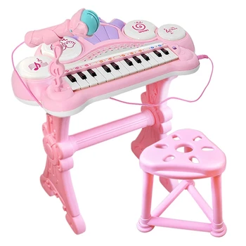 24 Klavišai Elektroniniai Klavišiniai Pianinas Organų Žaislas Vaikų Muzikos Instrumentas, Vaikų Žaislas