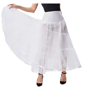 Vasaros elegantiškas ponios sijonas kulkšnies ilgio baltos spalvos ilgas sijonas klostuotas mergina vestuves mergina slim tiulio sijonas
