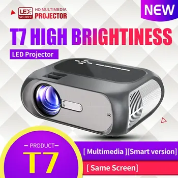 T7 FULL HD 1280x720 Namų Kino sistemos, LED 1080p projektorius 200 ANSI multimedijos ir multi-ekranas, interaktyvios versijos neprivaloma