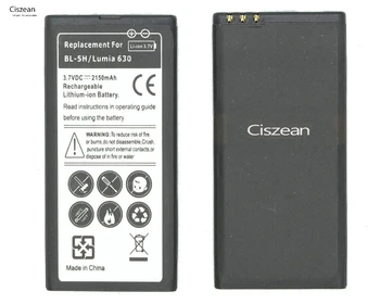 Ciszean 1x 2150mAh Didelės Talpos BL-5H Li-ion Bateriją, Skirta Nokia Lumia 630 636 638 635