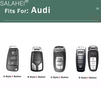 Oda Automobilių Klavišą Padengti Audi A1 A3 A4 A5 A6 A7 A8 Quattro Q3 Q5 Q7 Q8 C5 C6 C8 B9 TT TTS 8S 2016 2017 2018 2019 Keychain