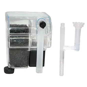 Mini akvariumo žuvų bakas krioklys kabinti ant išorinio deguonies vandens filtras naujas Esminiai filtravimo prietaisą, subtilus T6
