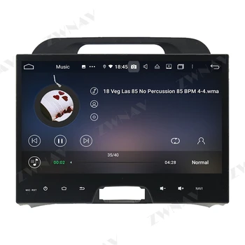 128GB Carplay Android 10.0 ekrano Automobilių DVD Grotuvas, Kia Sportage 2010 M. 2011 m. 2012 WiFi GPS Navigacijos Auto Radijas Stereo Galvos vienetas