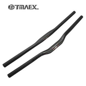 TMAEX Garsaus Prekės ženklo Anglies MTB Rankenos Plokščios Arba Pakilti 31.8*620/640/660/680/700/720/740/760mm rankenos Dalys