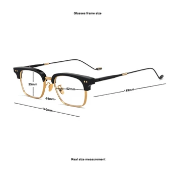 2020 Aikštėje titano optiniai akinių rėmeliai Vyrų Vintage akiniai trumparegystė kompiuteriu, akiniai rėmeliai, moterims, akinių rėmeliai