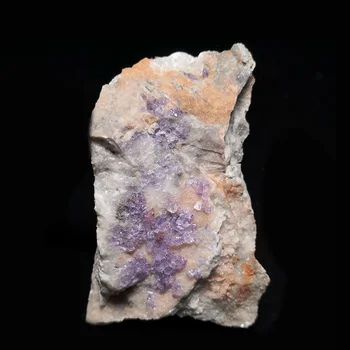 450g Natūralus Akmuo Kvarcas Violetinė Fluorito Mineralinių Kristalų Pavyzdį Iš Kinijos Fujian Provincijos A4-1