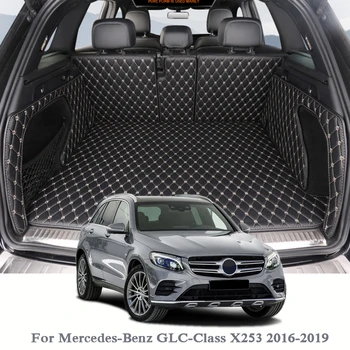 Mercedes-Benz GLC-Klasės X253 2016-2019 Car Boot Kilimėlis Galiniai bagažo skyriaus Įdėklas Krovinių Grindų Kilimas Dėklas Raštas Vidaus Priedai