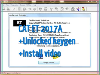 Red Cat ET 2017A Diagnostikos Programinė įranga, Atrakinti su KeyGen galite Įdiegti Daug Kompiuteriai