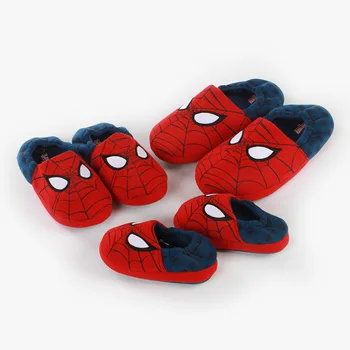 Disney nauja berniukas šlepetės patalpų medvilnės batai berniukų ir mergaičių animacinių neslidus namų, tėvų-vaikų šlepetes, dydis 26-46