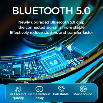 JOYROOM Originalios Ausines Bluetooth 5.0 Kaulais Ausines Belaidžio Sporto IPX5 atsparumas Vandeniui Ausinės, laisvų Rankų įranga Ausinės