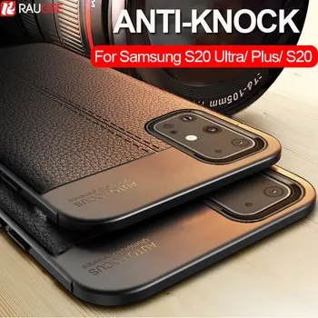 Bumper Case For Samsung Galaxy S20 Ultra Atveju Prabanga Silikoninis Galinio Dangtelio Telefono Dėklas Samsung Galaxy S20 S 20 S20 Plus Atveju