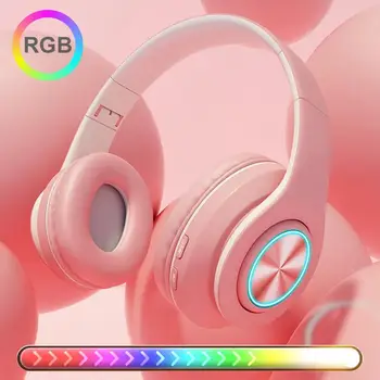 Profesinės RGB šviesos Ausines Laidines Ausines Led Naujų Žaidimų Ausinės 3,5 mm Over-Ear Ausinių Mikrofonas/PC/PS4 dropship