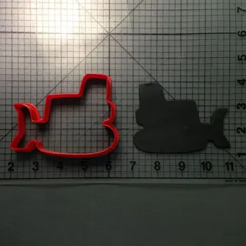 Buldozeris Buldozerio Varantys Pilkapių Forma Berniukas Gimtadienio Tortas Dekoravimo 3D Atspausdintas PLA Minkštas Cookie Cutter