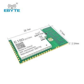EFR32 Zigbee3.0 Bevielio ryšio Modulis SoC 2.4 GHz Ilgo Nuotolio Duomenų siųstuvas-imtuvas Zigbee Touch Nuorodą Protingo Namo Sistemos E180-ZG120A