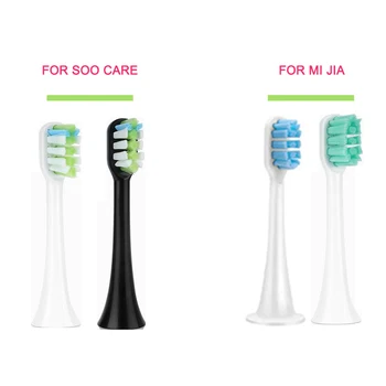 12pcs Pakeisti dantų šepetėlį Vadovai Soocas X1/X3/X5 už Mijia T300/500 Sonic Elektriniai Dantų Šepetėliu Vadovai