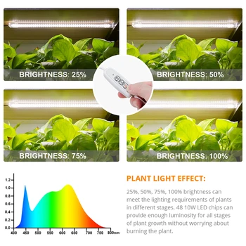 Led Augti Barų Fito Lempos 2vnt viso Spektro Led Grow Light Augalų Sėklos, Sodinukai Auga Su Laikmačiu Tamsos Patalpų Phytolamp