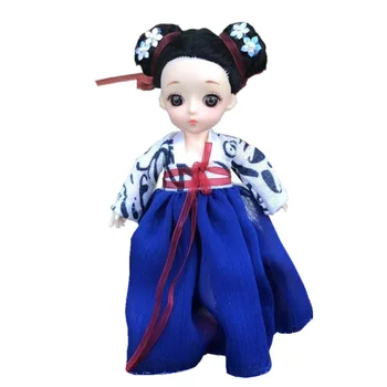13 kilnojamojo sąnarių Kinų tradicija Hanfu princesė suknelė batų stilių, 16 cm, 1 / 8 lėlės, žaislai BJD mados lėlės, žaislai