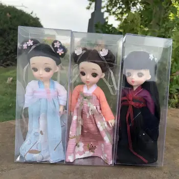 13 kilnojamojo sąnarių Kinų tradicija Hanfu princesė suknelė batų stilių, 16 cm, 1 / 8 lėlės, žaislai BJD mados lėlės, žaislai