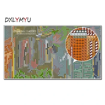 5D Visa Diamond Siuvinėjimo Mozaikos Amatų Hayao Miyazaki Plakato Nuotrauką kalnų krištolas 3D 